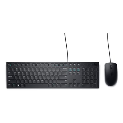 Teclado e Mouse Dell KM300C, USB, ABNT2, Com Teclado Numérico, Teclas Multimídias, Preto - 580-BCZQ