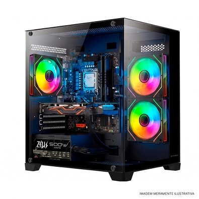 PC Gamer KaBuM! Intel Core i3-12100, RX 580 8GB, 16GB DDR4, SSD 480GB