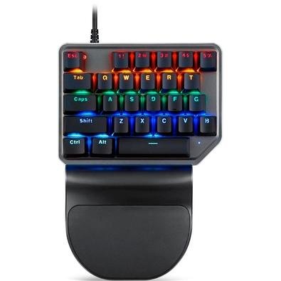 Teclado Mecânico Gamer Motospeed K27, LED Rainbow, Switch Outemu Red, ANSI