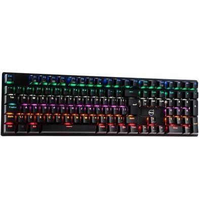 Teclado Mecânico Gamer Dazz Rapid Fire FPS Pro, RGB, Switch Outemu Mix, ABNT2 - 625328