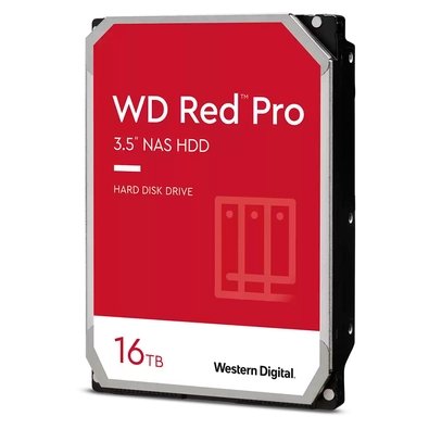 HD Western Digital Red Pro NAS, 16TB, 7200 RPM 259MB/s, 3.5, SATA - WD161KFGX