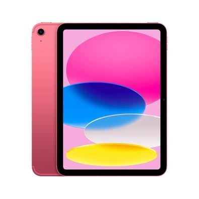 Imagem iPad 10ª Geração Apple, Tela 10.9", 256GB, Chip A14 Bionic, Wi-Fi + Cellular, Câmera Traseira 12MP, iPadOS 18, Rosa - MQ6W3BZ/A