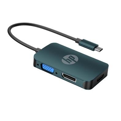 Adaptador HP USB-C para VGA, Preto, DHC-CT201 - 8TH71AA