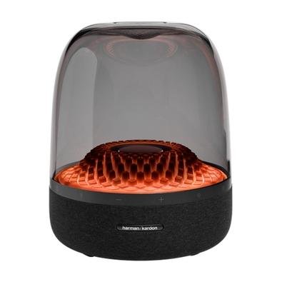 Caixa de Som Harman Kardon Aura Studio 4, Bluetooth, 100W RMS, Bivolt, Iluminação Efeito Diamante, Preto - HKAURAS4BLKBR