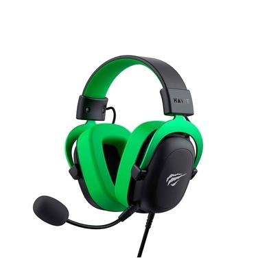 Headset Gamer Havit H2002D, Driver 53mm, P3, Compatível com XBOX ONE e PS4, Verde - H2002D