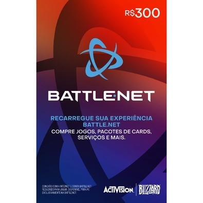 Cartão-presente Battle.Net R$ 300 [Exclusivo Brasil]