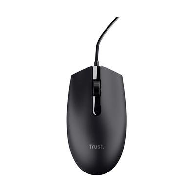 Mouse Eco Trust TM-101, USB, Ambidestro, Preto - 25295