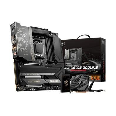 Placa Mãe MSI MEG X670E Godlike, AMD, E-ATX, DDR5, RGB, Wi-Fi - MEG X670E GODLIKE
