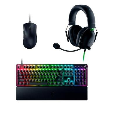 Kit Gamer Top Razer - Headset + Teclado Mecânico + Mouse