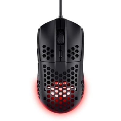 Mouse Gamer Trust Gaming GXT 928 Helox, 6400 DPI, Optical, USB-A, UltraLeve, Preto - 25306
