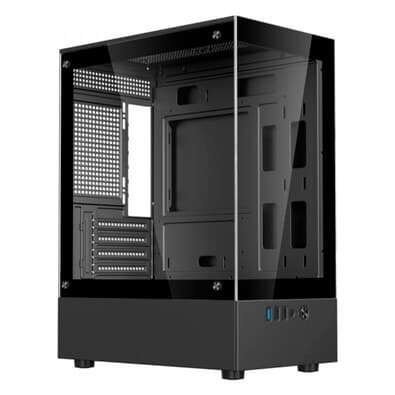 Gabinete Gamer Bluecase BG-053 Nuker V2, Mid Tower, Lateral em Vidro, Preto - BG-053V2BBX