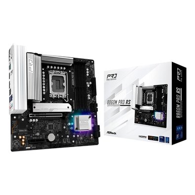 Placa-Mãe ASRock B860M Pro RS, Intel LGA 1851 B860, mATX, DDR5 - 90-MXBRP0-A0UAYZ