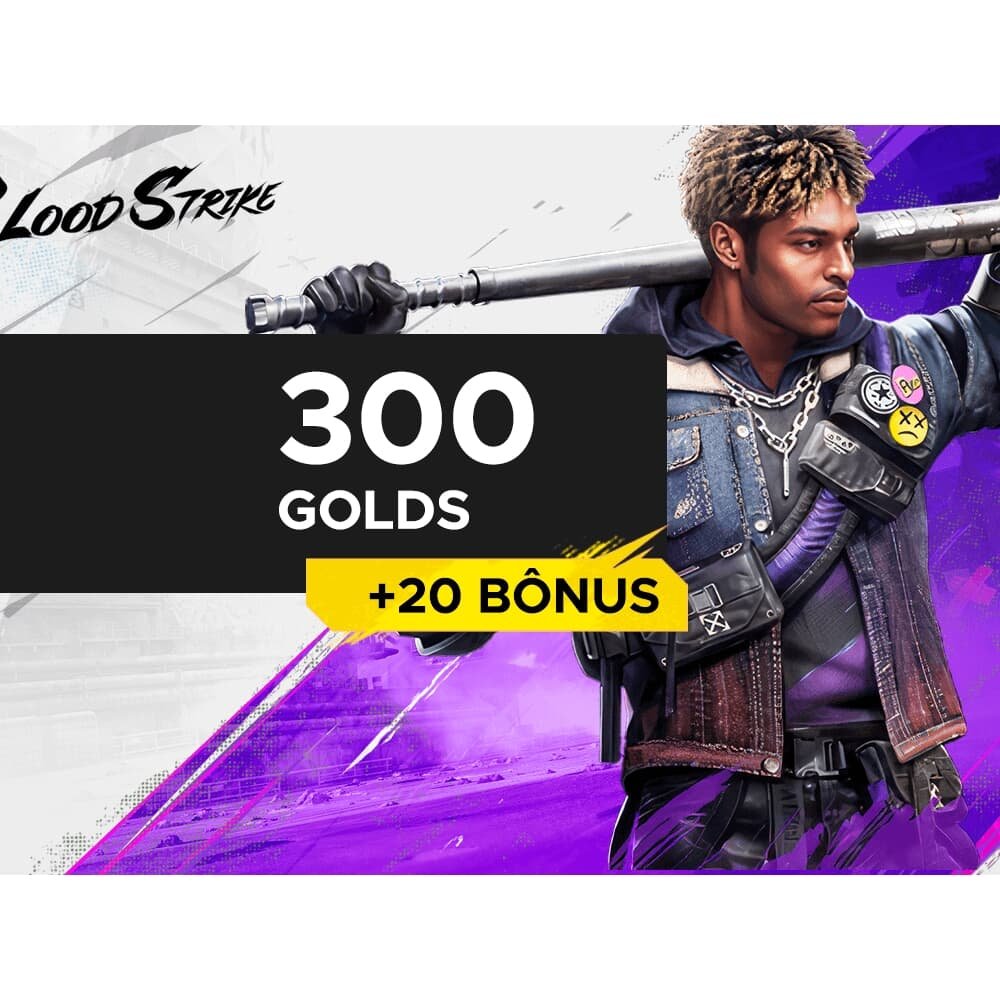 Blood Strike - 300 Golds + 20 de Bônus