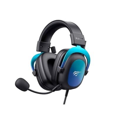 Headset Gamer Havit H2002U Pro, High-end, Surround Virtual 7.1, Espuma De Memoria, Preto e Azul - HV-H2002U Pro