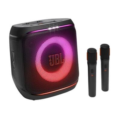 Caixa de Som JBL Partybox Encore 2, com 2 Microfones Sem Fio, Bluetooth, USB, 100W RMS, Preto - 58035034