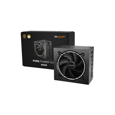 Fonte Be Quiet! PURE POWER 13M 850W, 80 Plus GOLD, ATX 3.1, PCIe 5.1, Full Modular, Preto - BP027U2