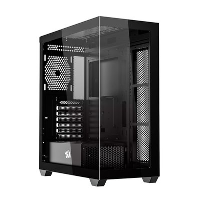 Gabinete Gamer Redragon Deflect, Mid Tower, ATX, Lateral em Vidro Temperado, Preto - CA-609B