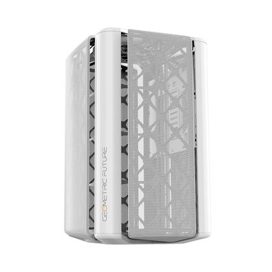 Gabinete Gamer Geometric Future Model 2 The Ark, Mid Tower, ATX, Lateral em Vidro, Mesh Frontal, Branco - GEO-M2-MW