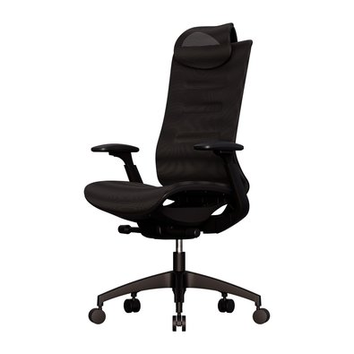 Cadeira Office Elements Etérea, Até 110kg, Reclinável, Malha, Preta - 72116