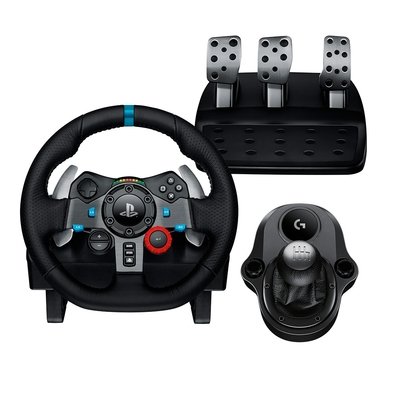 Combo Volante, Pedais e Cambio Logitech G29 SE Driving Force para PS5, PS4, PS3 e PC - 991-000529