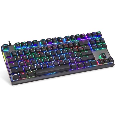 Teclado Mecânico Gamer Motospeed K82, RGB, Switch Outemu Blue, US