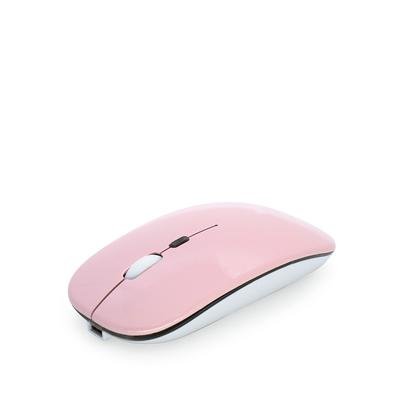 Mouse Luminoso Sem Fio 2 4ghz Relog S Re 1200 Rosa KaBuM