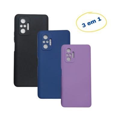 Kit Capas Silicone Case proteção na câmera Aveludada KaBuM