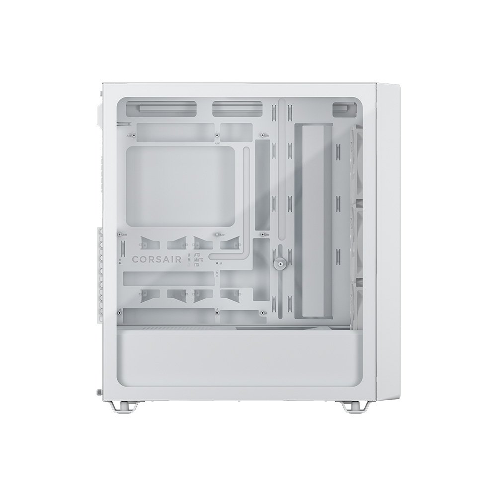 Gabinete Gamer Corsair 3200D RS, Mid-Tower, Performance, Lateral em Vidro Temperado, Branco - CC-9011335-WW