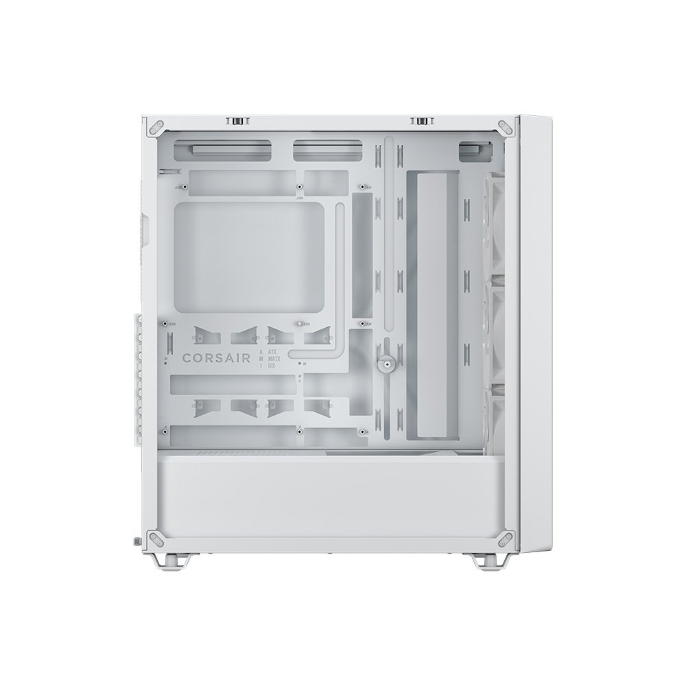 Gabinete Gamer Corsair 3200D RS, Mid-Tower, Performance, Lateral em Vidro Temperado, Branco - CC-9011335-WW