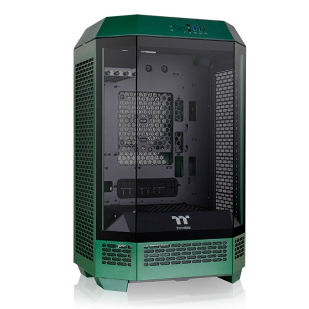 Gabinete Gamer Thermaltake The Tower 300, Micro-Tower, Lateral em Vidro Temperado, 2x FANs 140mm, Racing Green - CA-1Y4-00SCWN-00 Gabinete Gamer Thermaltake The Tower 300, Micro-Tower, Lateral em Vidro Temperado, 2x FANs 140mm, Racing Green - CA-1Y4-00SCWN-00