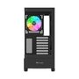 Gabinete Gamer Thermaltake View 290 TG ARGB, Mid-Tower, Vidro Temperado Curvo, 3x FANs ARGB, Preto - CA-11G-00M1WN-00
