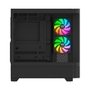 Gabinete Gamer Thermaltake View 290 TG ARGB, Mid-Tower, Vidro Temperado Curvo, 3x FANs ARGB, Preto - CA-11G-00M1WN-00