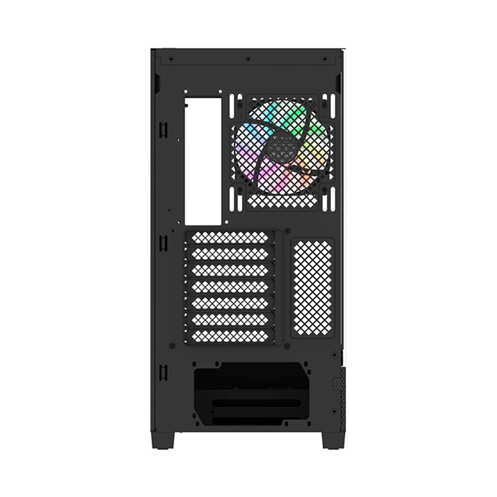 Gabinete Gamer Thermaltake View 290 TG ARGB, Mid-Tower, Vidro Temperado Curvo, 3x FANs ARGB, Preto - CA-11G-00M1WN-00