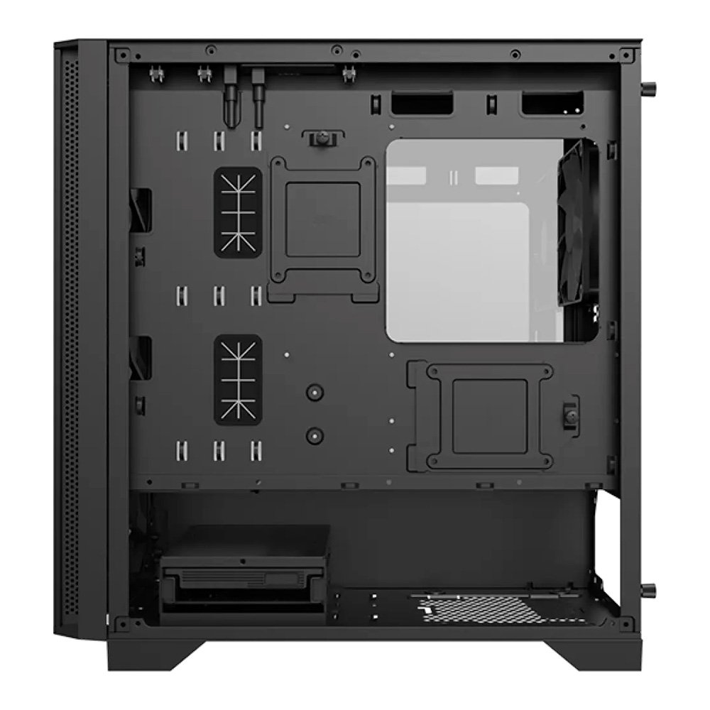 Gabinete Gamer Montech AIR 100 Lite, Mini Tower, Lateral em Vidro Temperado, 2x FANs, Preto - AIR100LITEB Gabinete Gamer Montech AIR 100 Lite, Mini Tower, Lateral em Vidro Temperado, 2x FANs, Preto - AIR100LITEB