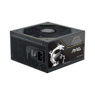 Fonte MSI MAG A1200PLS PCIE5, 1200W, 80 Plus Platinum, Modular, Silent, PFC Ativo, Com Cabo, Preto - MAGA1200PLSPCIE5