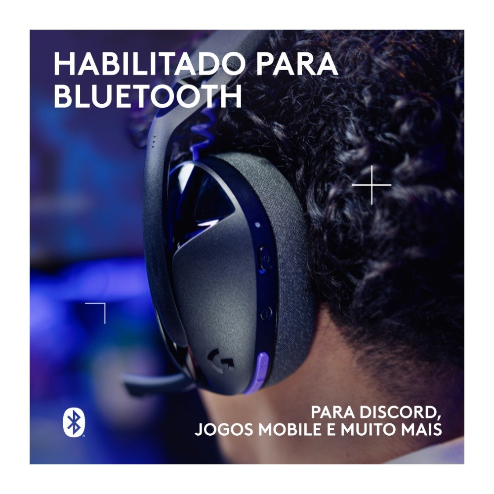 Headset Gamer Sem Fio Logitech G321 LIGHTSPEED, Bluetooth, Compatível com PC, PS4, PS5 e Nintendo Switch, Preto - 981-001562 Headset Gamer Sem Fio Logitech G321 LIGHTSPEED, Bluetooth, Compatível com PC, PS4, PS5 e Nintendo Switch, Preto - 981-001562