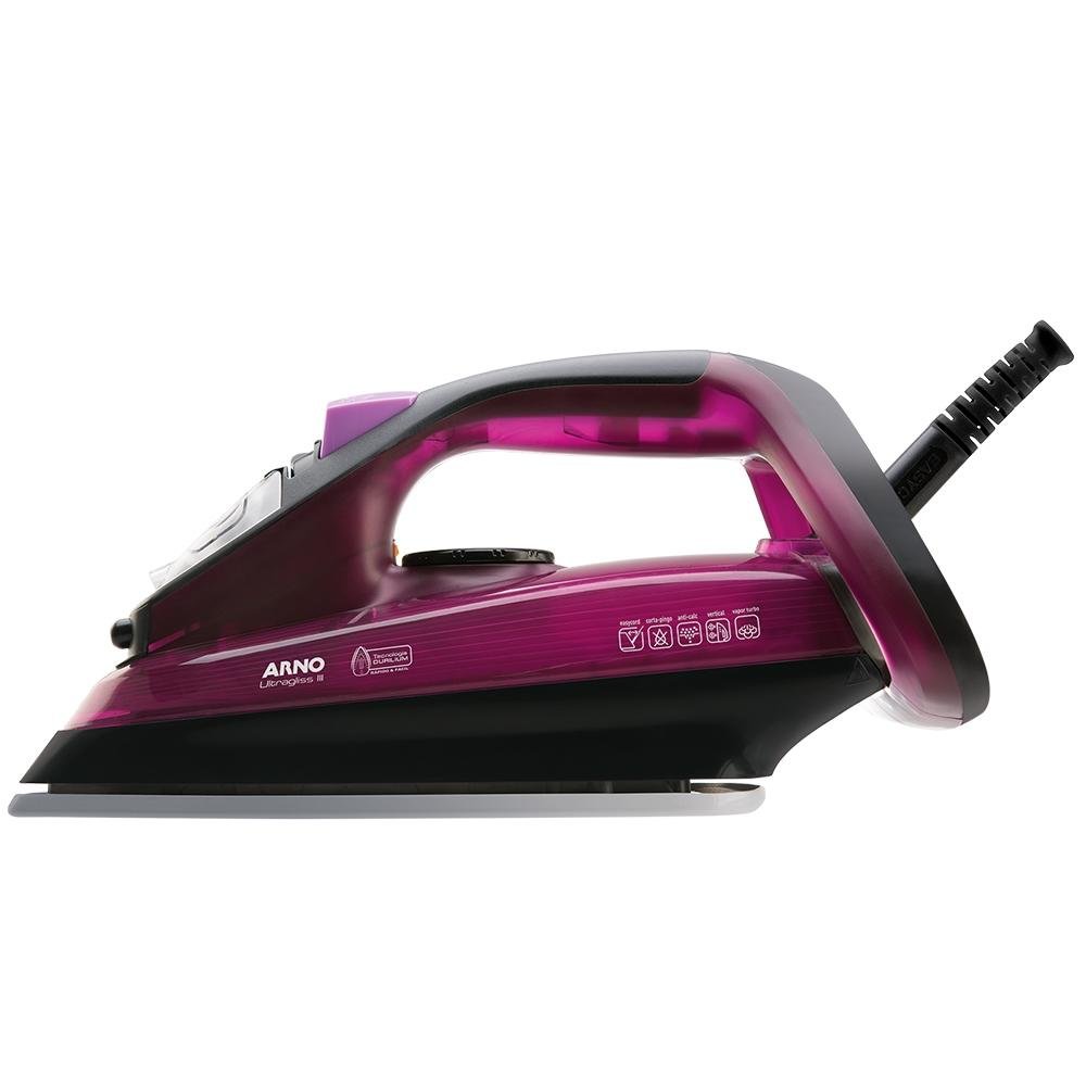 Ferro a Vapor Arno Ultragliss FUA3, 1200W, 220V, Roxo Ferro a Vapor Arno Ultragliss FUA3, 1200W, 220V, Roxo