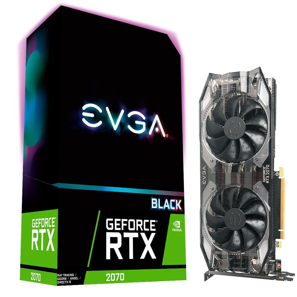EVGA RTX2070 XC GAMING グラフィックスボード Placa de Vídeo EVGA NVIDIA RTX 2070 XC Black Gaming | KaBuM!