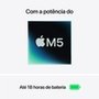 MacBook Air Apple 15" Chip M5, CPU de 10 Núcleos, GPU de 10 Núcleos, Neural Engine de 16 Núcleos, 1TB, Meia-Noite - MDVK4BZ/A