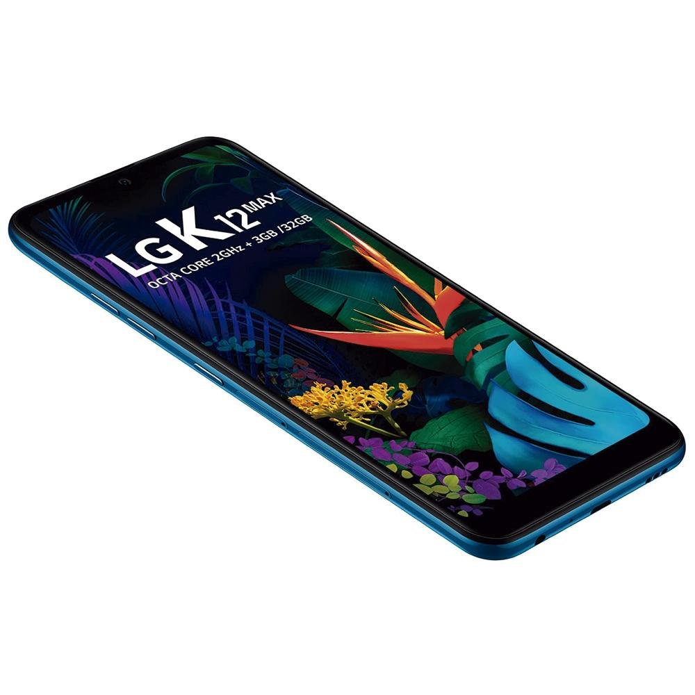 Smartphone LG K12 Max, 32GB, 13MP, Tela 6.26´, Azul - LM-X520BMW Smartphone LG K12 Max, 32GB, 13MP, Tela 6.26´, Azul - LM-X520BMW