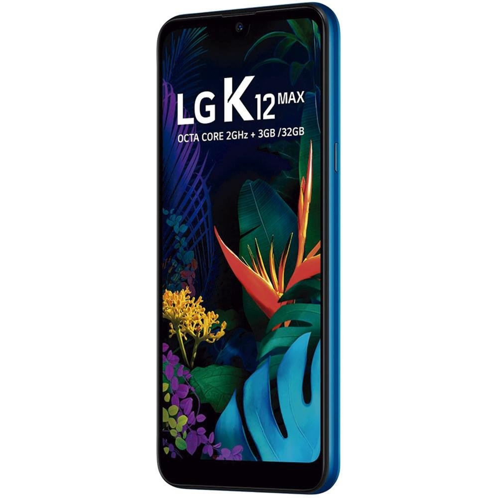Smartphone LG K12 Max, 32GB, 13MP, Tela 6.26´, Azul - LM-X520BMW Smartphone LG K12 Max, 32GB, 13MP, Tela 6.26´, Azul - LM-X520BMW