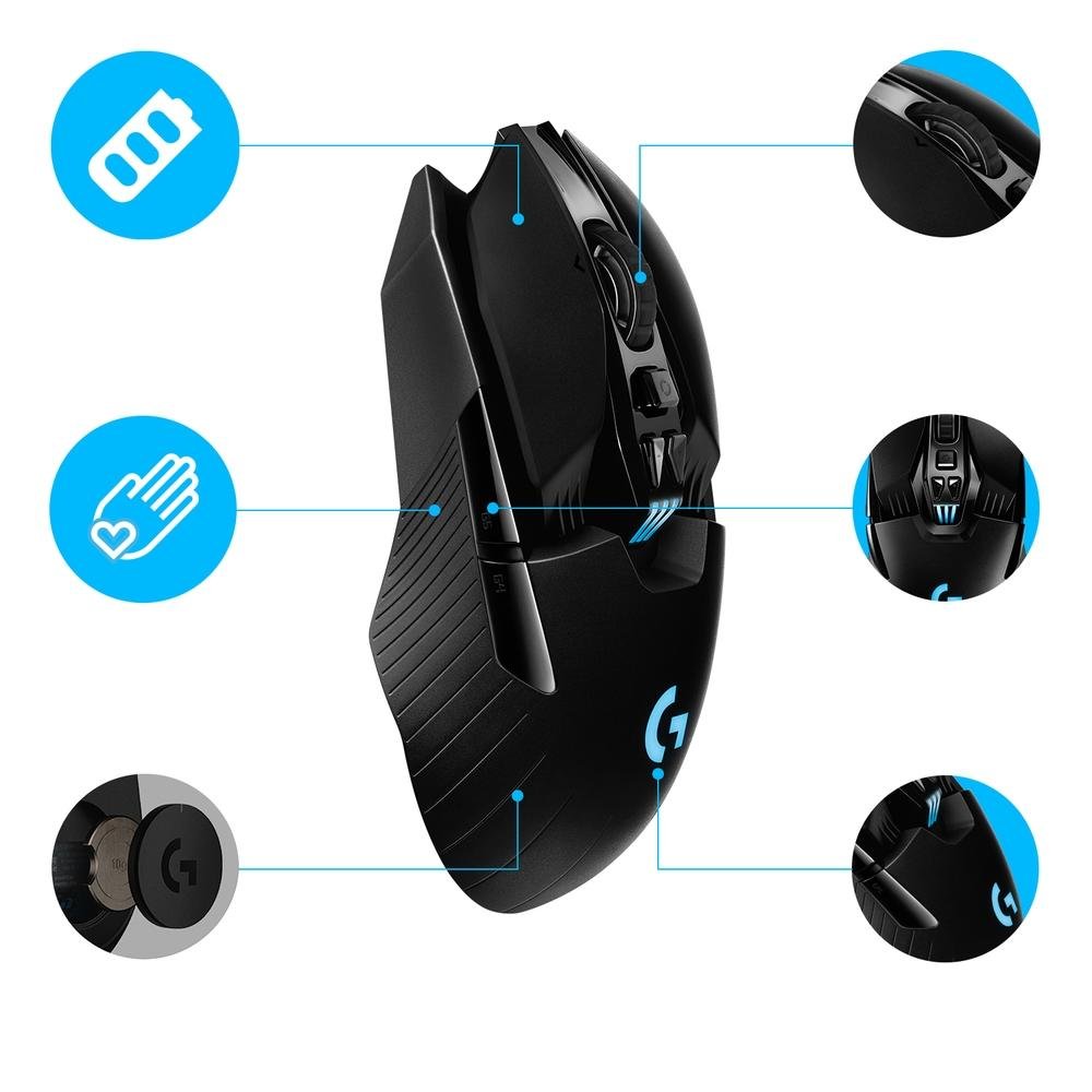 Mouse Gamer Sem Fio Logitech G903 LIGHTSPEED | KaBuM!