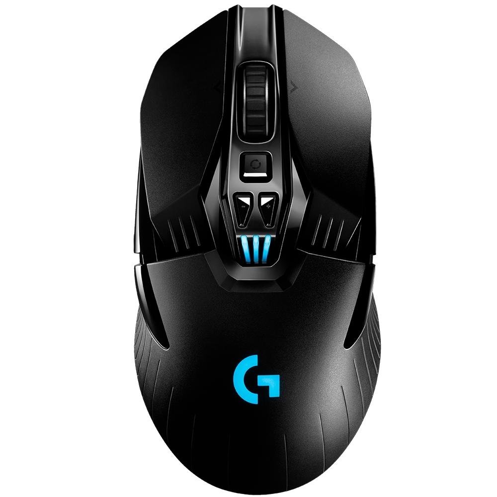 Mouse Gamer Sem Fio Logitech G903 LIGHTSPEED RGB LIGHTSYNC, Design Ambidestro Personalizável, HERO 25K, Compatível POWERPLAY - 910-005671
