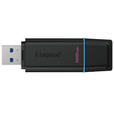 Pen Drive 128GB Kingston DataTraveler Exodia, USB 3.2, Preto e Azul - DTXG2/128GB