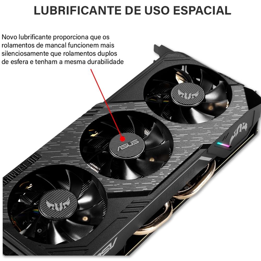 Placa de Vídeo Asus TUF3 NVIDIA GeForce GTX 1660 SUPER