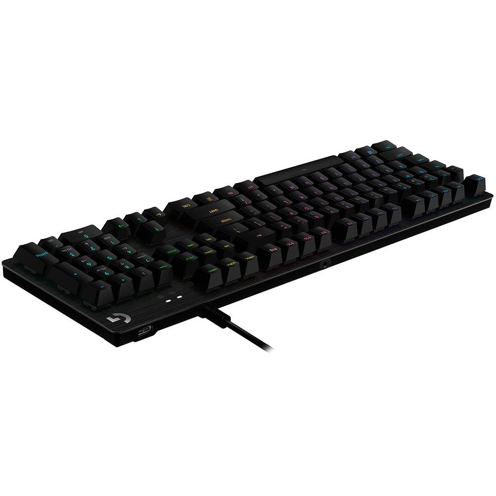 Teclado Mecânico Gamer Logitech G512 SE, RGB, Switch Clicky Azul, US - 920-009300 Teclado Mecânico Gamer Logitech G512 SE, RGB, Switch Clicky Azul, US - 920-009300