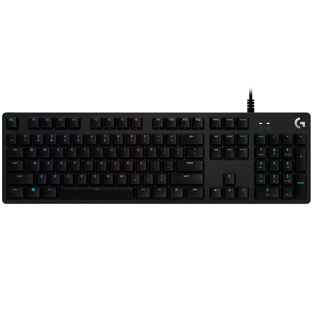 Teclado Mecânico Gamer Logitech G512 SE, RGB, Switch Clicky Azul, US - 920-009300 Teclado Mecânico Gamer Logitech G512 SE, RGB, Switch Clicky Azul, US - 920-009300