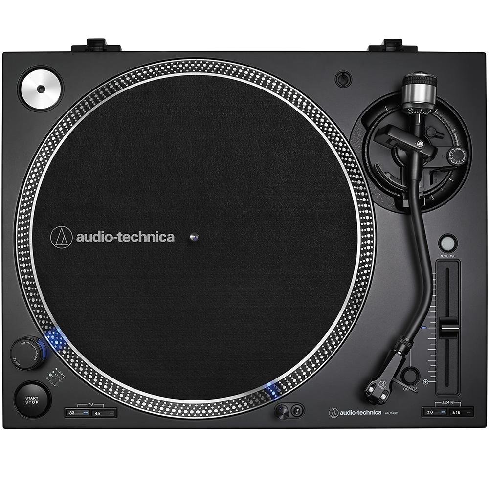 Toca Discos Pro para DJ, Audio Technica, Acionamento Direto, Bivolt, Preto - AT-LP140XP-BK Toca Discos Pro para DJ, Audio Technica, Acionamento Direto, Bivolt, Preto - AT-LP140XP-BK