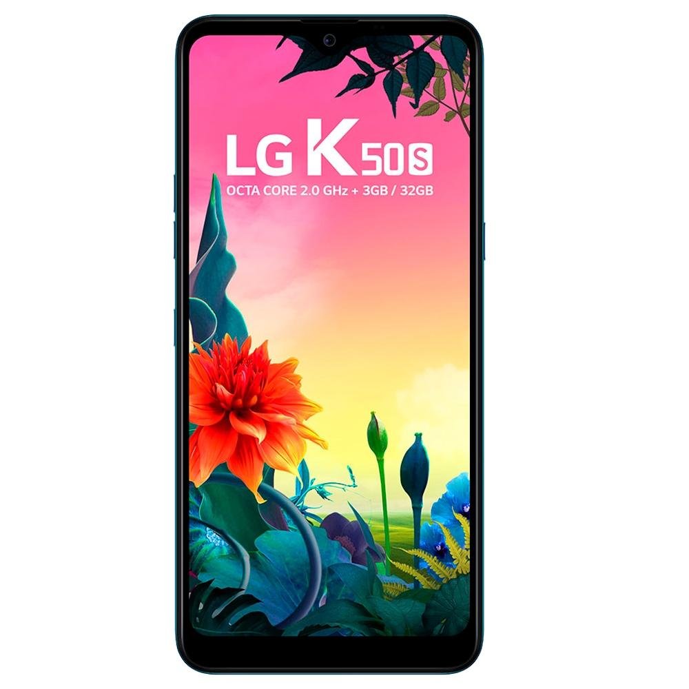 Smartphone LG K50S, 32GB, 13MP, Tela 6.5´, Azul - LMX540BMW Smartphone LG K50S, 32GB, 13MP, Tela 6.5´, Azul - LMX540BMW
