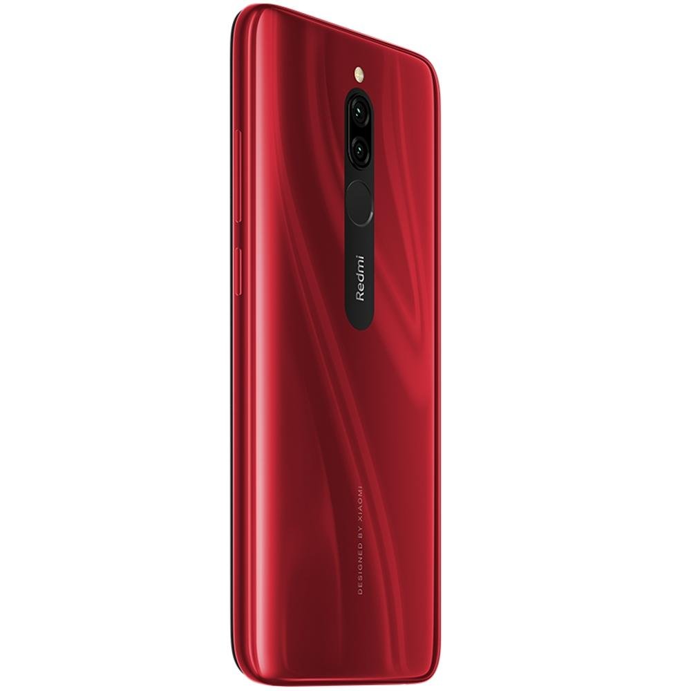 Smartphone Xiaomi Redmi 8, 64GB, 12MP, Tela 6.22´, Vermelho + Capa